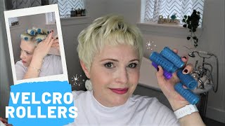 Velcro Rollers Take 2 (Pixie Cut Style)