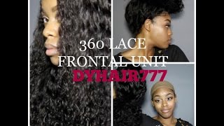 Dyhair777 Glueless 360 Lace Frontal Wig| Cambodian Deep Wave