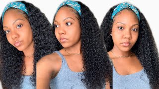 No Extra Steps! Super Natural And Protective Curly Headband Wig  |  Alipearl Hair