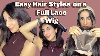 Styling A Full Lace Wig | Nish Hair By Parul Gulati | Indian Hair Extensions