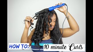 10 Minutes Curls On A Straight Wig Tutorial | China Lace Wigs 360 Frontal