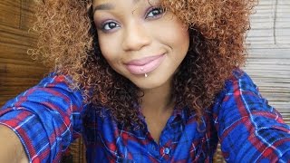 Coloring Kinky Curly Wig| Aliexpress Hair Review