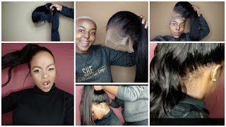 360 Lace Wig Installation Ft Bold Hold Active| How To Apply The Back Of A Lace Wig| The Hair Diagram