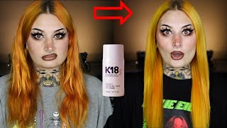Trying K18 Miracle Hair Treatment!