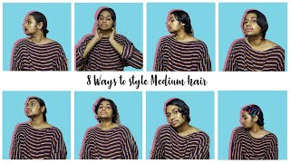 How To Style Short/Medium Hair For Men And Women (Unisex Hairstyles)