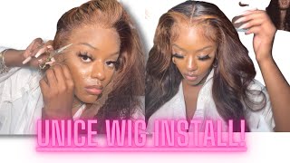 Detailed Install Invisible Hd Lace Front Wig Baby Hair Ft Unice Hair