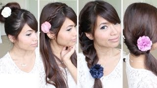 Quick & Easy Back-To-School Hairstyles For Medium Long Hair Tutorial