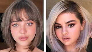 Short Hairstyles For Round Faces Women Ideas  |  Beautiful Hairstyle 2021