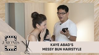 Kaye Abad'S Messy Bun Hairstyle | Women’S Cut And Hair Care