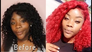 How To: Black To Red Wig| Wigencounters| Afforable| For Beginners