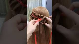 Easy Hairstyles For Girls Hairstyle Tutorial Video How To Make A Hair Bow #Shorts # 1486