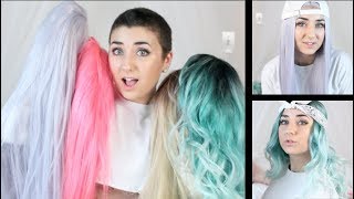 Wig Haul And Review - Trying On Wigs For The First Time