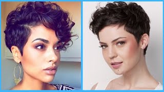 Curly Pixie Haircuts Trends | Pixie And Short Bob Hair Ideas | Women Curly Short Hair | Hair Trendy