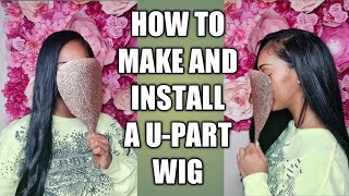 (Very Detailed)How To Make  A U-Part Wig + Install