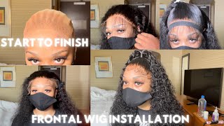 How To Install A Frontal Wig | Half Up/Half Down | Dramatic Baby Hairs | Low Hairline