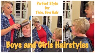 Hairstyles For Women Over 60 - A Line Asymmetrical Hairstyles For Thin Hair Hairstyles
