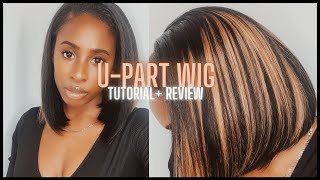 Quick U-Part Wig Install | Luvme Bob Hair Review
