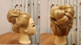 New Hairstyle For Long Medium Hair. Updo.Tutorial.