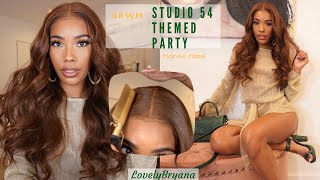 Grwm: Perfect Ginger Brown Wig + Studio 54 Themed Party Ootd | Hairvivi X Lovelybryana