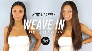 How To Apply Weave Hair Extensions (Without Glue Or Adhesive)