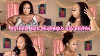 Its The Versatility For Me! Asteria Hair Curly Headband Wig Review| No Work Needed!| Easy Install|