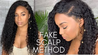 Fake Scalp Method! | Yg Wigs Water Wave 360 Lace Wig | Wine N Wigs Wednesday