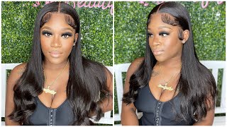 Silky Straight Hd Wig| Lace Meltdown With Fluffy Baby Hairs & Curled Ends| Omgherhair