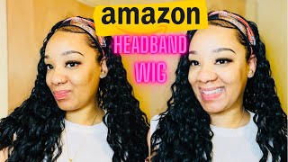 Amazon Headband Wig| Affordable | G&T Wig (No Glue, No Lace, No Leave Out.
