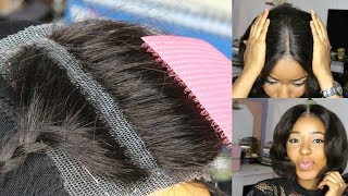 Diy How To Make Your Own Lace Closure Start To Finish, Fast And Easy / How To Make A Wig