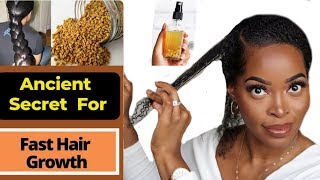 Miracle Fast Hair Growth Treatment For Massive Hair Growth Fenugreek Seeds | Msnaturally Mary