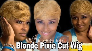 Blonde Pixie Cut Wig