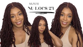 Bobbi Boss Synthetic Hair Lace Front Wig - Mlf618 Nu Locs 24 --/Wigtypes.Com