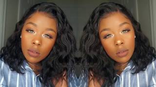 Most Natural Everyday Wig, Kim K Sexy Wave Bob Wig, (No Need Any Customization) Ft Omg Queen Hair