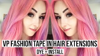 Vp Fashion Tape In Hair Extensions | Dye + Install