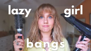 Learning How To Style My Bangs | 4 Easy Hairstyles