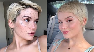 How I Style My Short Hair Without Heat | Growing Out A Buzzcut