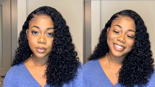 Mslynn Hair Brazilian Deep Curly 360 Lace Wig Review✨| Back To School Sale