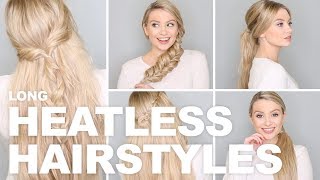 Heatless Hairstyles For Long Hair | Milk + Blush Hair Extensions