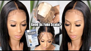 Scar Away Method| 24 Inch Straight 360 Lace Wig | Fake Scalp Diy
