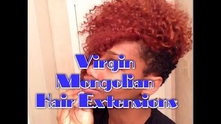 Adding Virgin Mongolian Extensions To My Natural Hair (No Glue, No Sew)