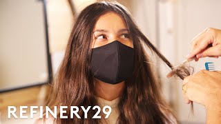 I Got Bangs & A Shag Haircut For The First Time | Hair Me Out | Refinery29