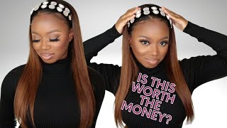 Is This Worth The Money? Human Hair Headband Wig Review | My First Wig