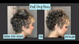 Hair Tutorial: 2Nd Day Styling For Spiky Pixie Cut