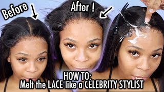 Melt The Lace Like A Celebrity Stylist| Lace Closure Wig | Fake Scalp, No Tear Lace | Afsister Wig