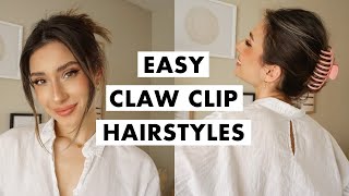 How To Wear A Claw Clip | Easy Hairstyles