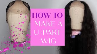 How To Make U-Part Wig Fast And Easy Ft. Xo Crissy Hair | Raw Indian Hair | Beginner Friendly