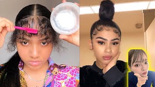  Slayed Edges Back To School Hairstyles For Girl!  2021 New Curly Hairstyles Must See!