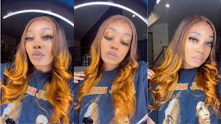 Fall Hair |Straight Fake Scalp T Part Lace Human Hair Wig| Install + Review| Collab Ft. Unice Hair