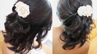 Bridal Hairstyle For Short Medium Long Hair Tutorial Weddings Prom