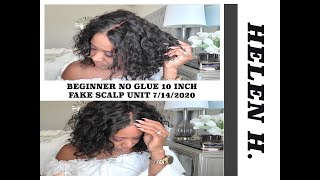Easy No Glue, No Plucking, Fake Scalp Wig For Mature Women|| Ywigs